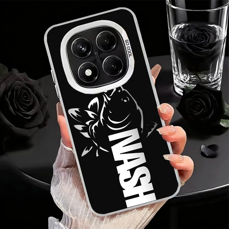 

Nash Fishing Fish Mark Soft Phone Case for Xiaomi Redmi Note 13 14 15 Pro Plus 12S 12 11S 11 11T 10S 10 Shockproof Cover Back Sh Redmi Note 13 4G