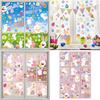 9 Sheets Easters Window Clings Double Sided Bunnies Eggs Chick Sticker for Celebrating Spring Parties Event Decoration