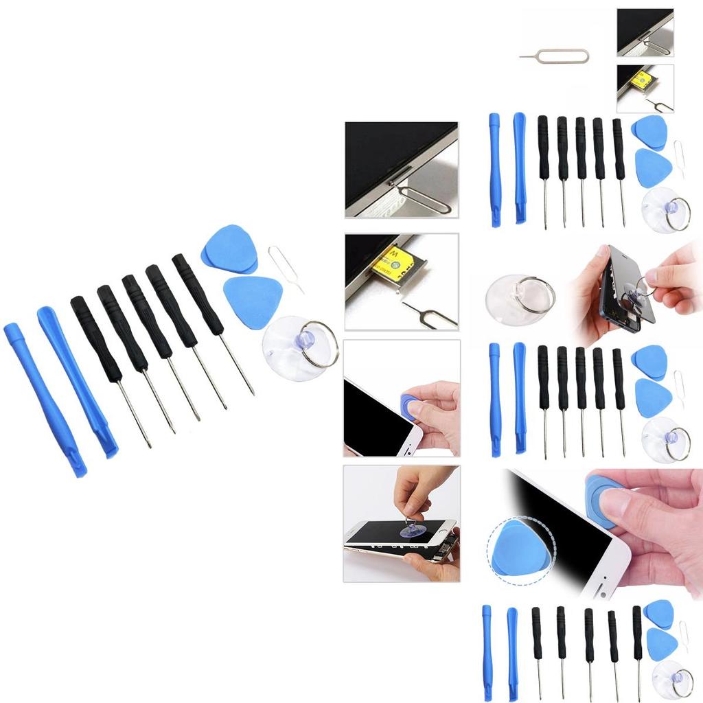 Przenośny Zestaw do Naprawy Telefonu Komórkowego z 11 Niezbędnymi Narzędziami