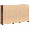 LED Sideboard Reclaimed Wood Look 162 x 37 x 100 cm Engineered Wood