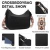 LEEXTON Women's Shoulder Bag, Large Capacity, Wide Strap, Crossbody Bag, Simple and Stylish, Perfect for Commuting, with Adjustable Strap
