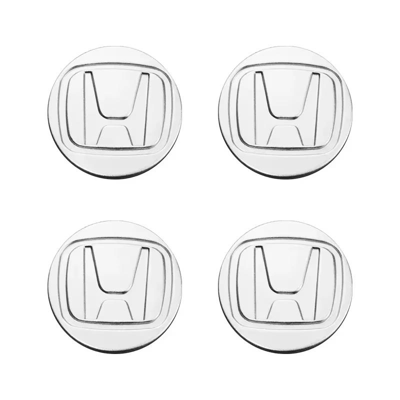 dnbn1 4pcs 58MM/69MM Car Wheel Center Hub Caps Auto Decoration Accessories For Honda Civic Fit Jazz Accord CRV City Odyssey HRV
