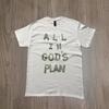All In Gods Plan Shirt, Christian Faith T Shirt, God Is In Control Tee, Religious Streetwear, Inspirational Quote Shirt