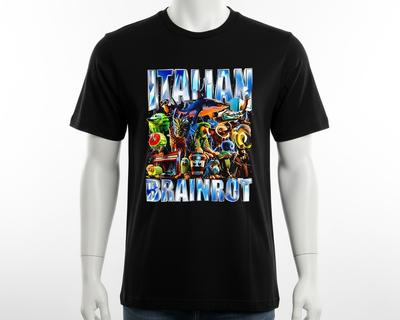 Italian Brainrot T-shirt AI Surreal Fantasy Creature Top Internet Meme Gift Tee