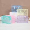 1Pc PVC Transparent Cosmetic Bag Clear Makeup Bag for Women Girl Waterproof Zipper Beauty Case Travel Toiletry Bags Handbag