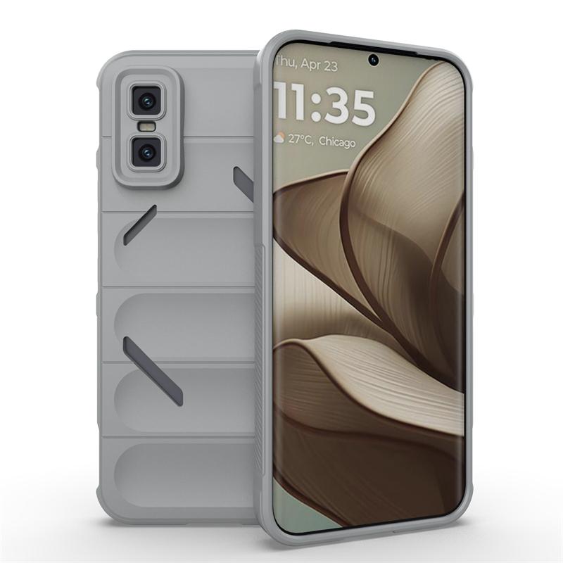 For Infinix GT 30 Pro Case Silicone Liquid Shockproof Case Infinix GT 30 Pro Cover TPU Rubber Protector Infinix GT 30 Pro Case Infinix GT 30 Pro светло-серый