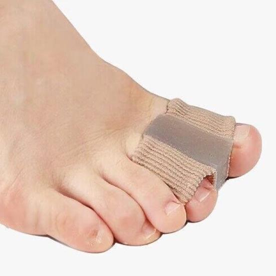 6Pcs Toe Separators for Bunions Nylon Double Loop Toe Correctors Flexible Hallux Valgus Splint for Day Night Wear