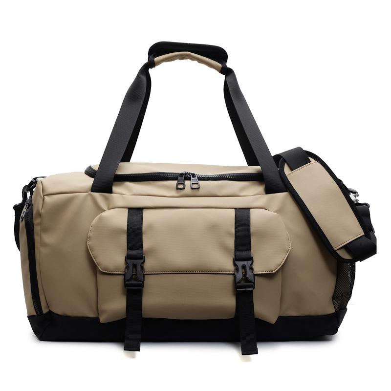 Velkokapacitní sportovní fitness taška, cestovní taška na zavazadla, suchá a mokrá samostatná crossbody taška, oddělené tašky na boty