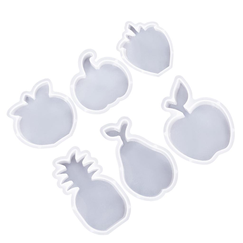 Silikonové formy Ovocné formy na svíčky Ručně vyráběné DIY Mýdlové formy na pečení Hruška Jahoda Formy na odlévání pryskyřice pro výrobu svíček