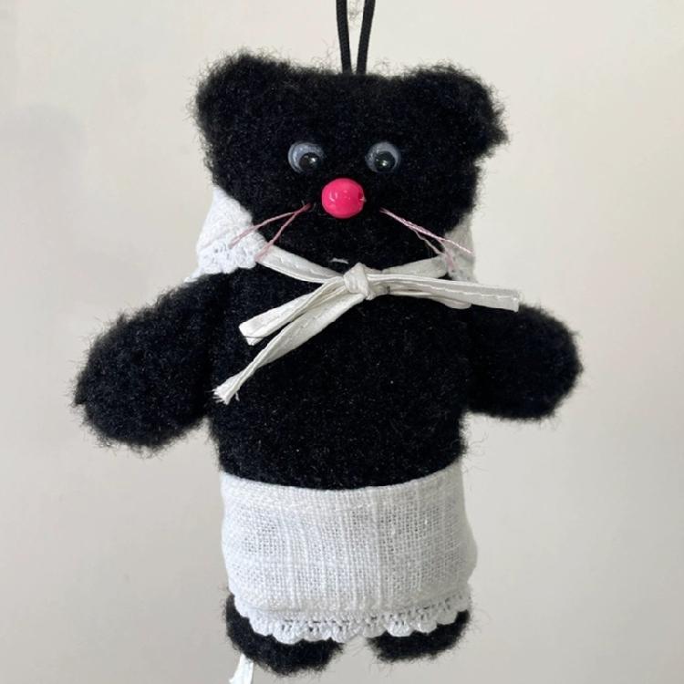 Plüschbär Schlüsselanhänger Anhänger für Damen Autoschlüssel Rucksack Handtasche