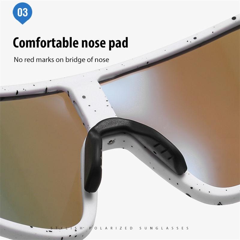 aoron PC Frame Polarized Sunglasses Outdoor Fashion Sport Driving Fishing Glasses UV400 Anti Glare Skiing Goggles