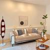 1PC Autumn and Winter Plush Sofa Mat Cover for Living Room Solid Color Luxury Sofa Cover L Shaped Anti-slip Couch Slipcover