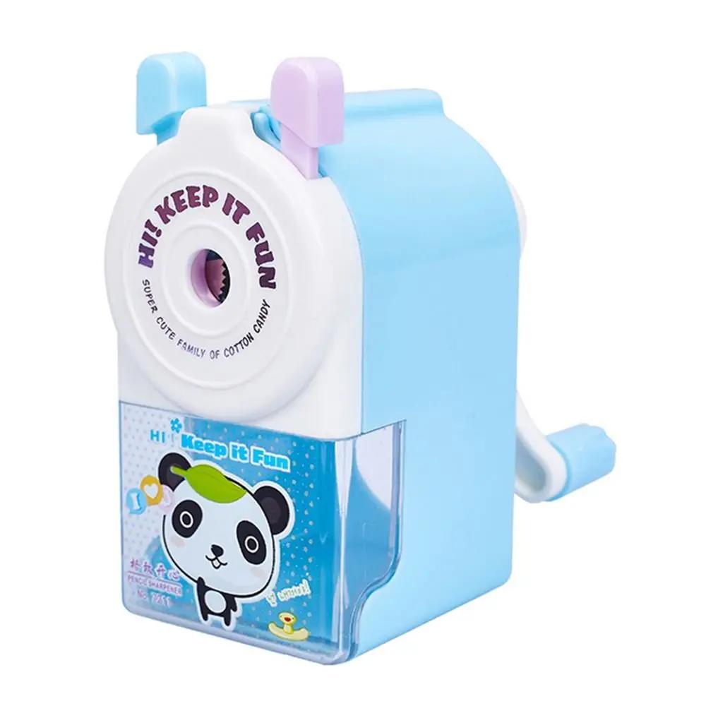 Süßer Cartoon-Tier-Anspitzer - Handkurbel-Mechanisches Werkzeug, Anti-Haft-Mine, Automatischer Minenvorschub, Ideales Schulmaterial & K