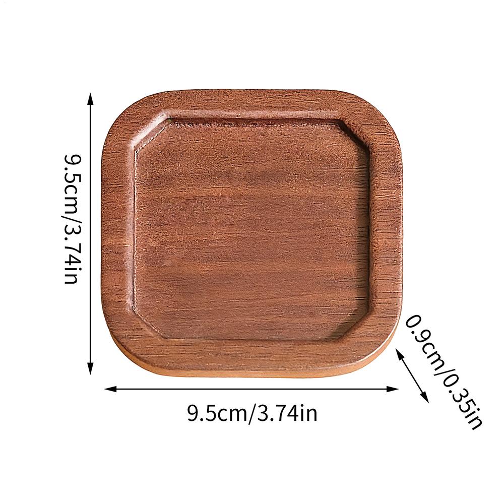 

Jewelry Tray Key Earring Necklace Ring Dish Square Wood Jewelry Tray For Women Lady Girlfriend Bedside Dorm Apartment Living