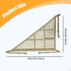 Automobile Roof Net Storage Holder with Zipper for Car Accessories