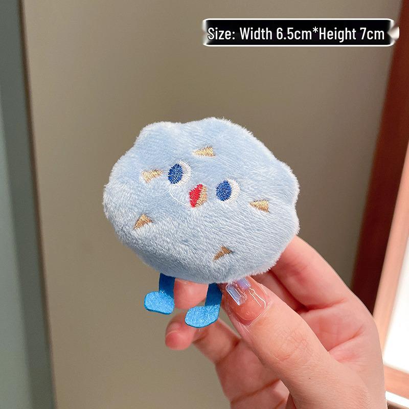 Japońska Kawaii Słonecznikowa Panda Pluszowa Broszka - Urocza Przypinka na Ubrania, Torby i Akcesoria.