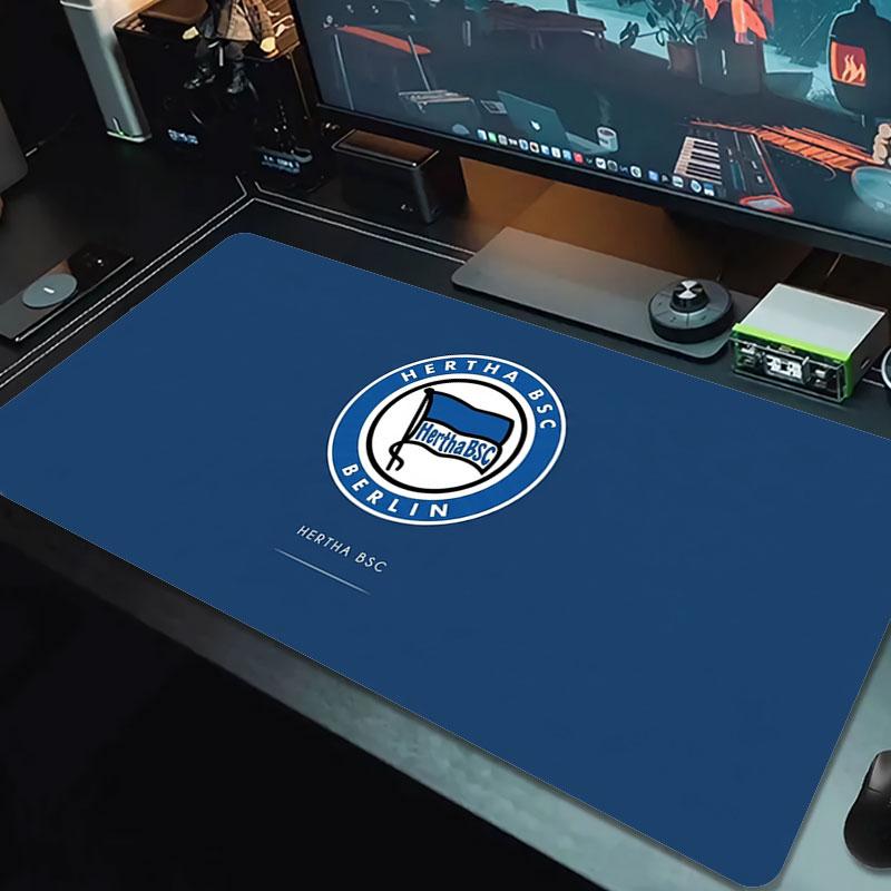 Hertha BSC Large Size Mouse Pad Large Gaming Table Cushion Non-slip Laptop Tablet Big Mousepad XXL Mat Mini PC Playmat With Lock edge