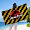 Dinosaur Cartoon Jurassic Park Microfiber Printed Beach Towel Mountain Climbing Yoga Beach Swimming Running Absorbent Soft Towel