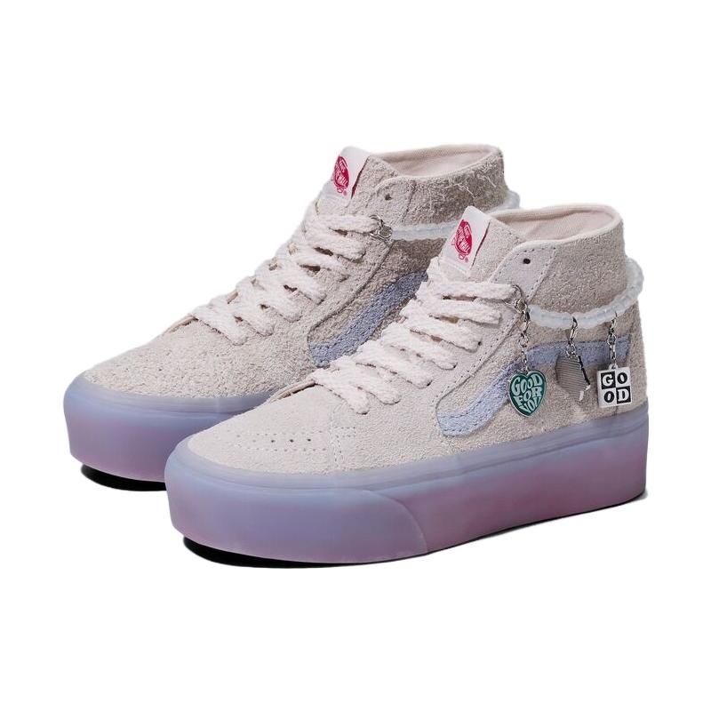 Ireneisgood X Vans Sk8-Hi Tapered #GOODFORYOU Unisex Sneakers Cream Multi-Color VN0A7Q5PBMB
