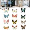 Large Size Butterfly Stickers Anti-Collision Glass Clings Doors Glass Decor Home Decoration Stickers