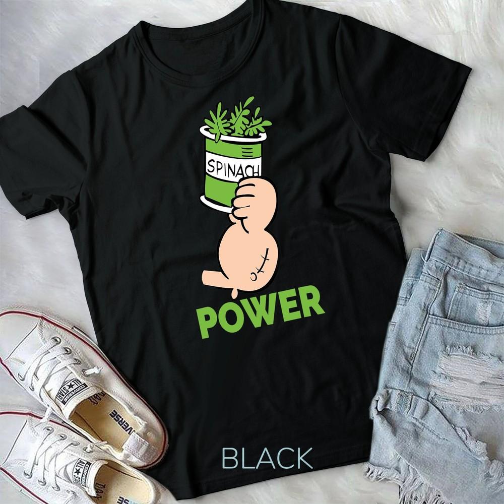 Spinach Power Tshirt Muscle Shirt Healthy Vegan Food Tshirt Unisex Tshirt S