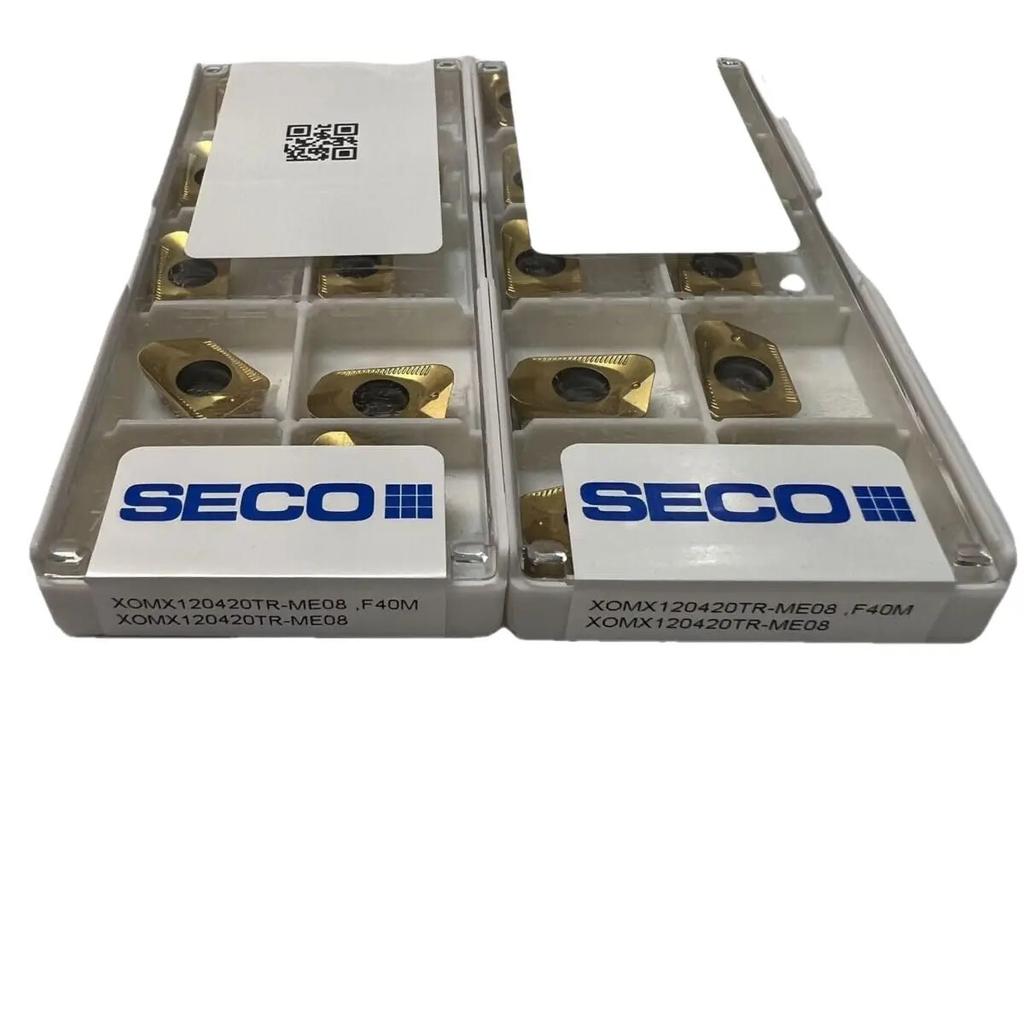 SECO / XOMX120420TR-ME08, F40M /Original genuine CNC alloy blade 10 PCS