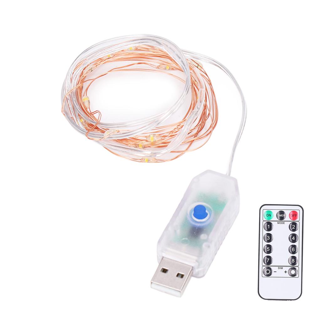 LED Lichterketten 8 Modi Hängende Sternenlichter mit Fernbedienung für Weihnachten Innen Außen