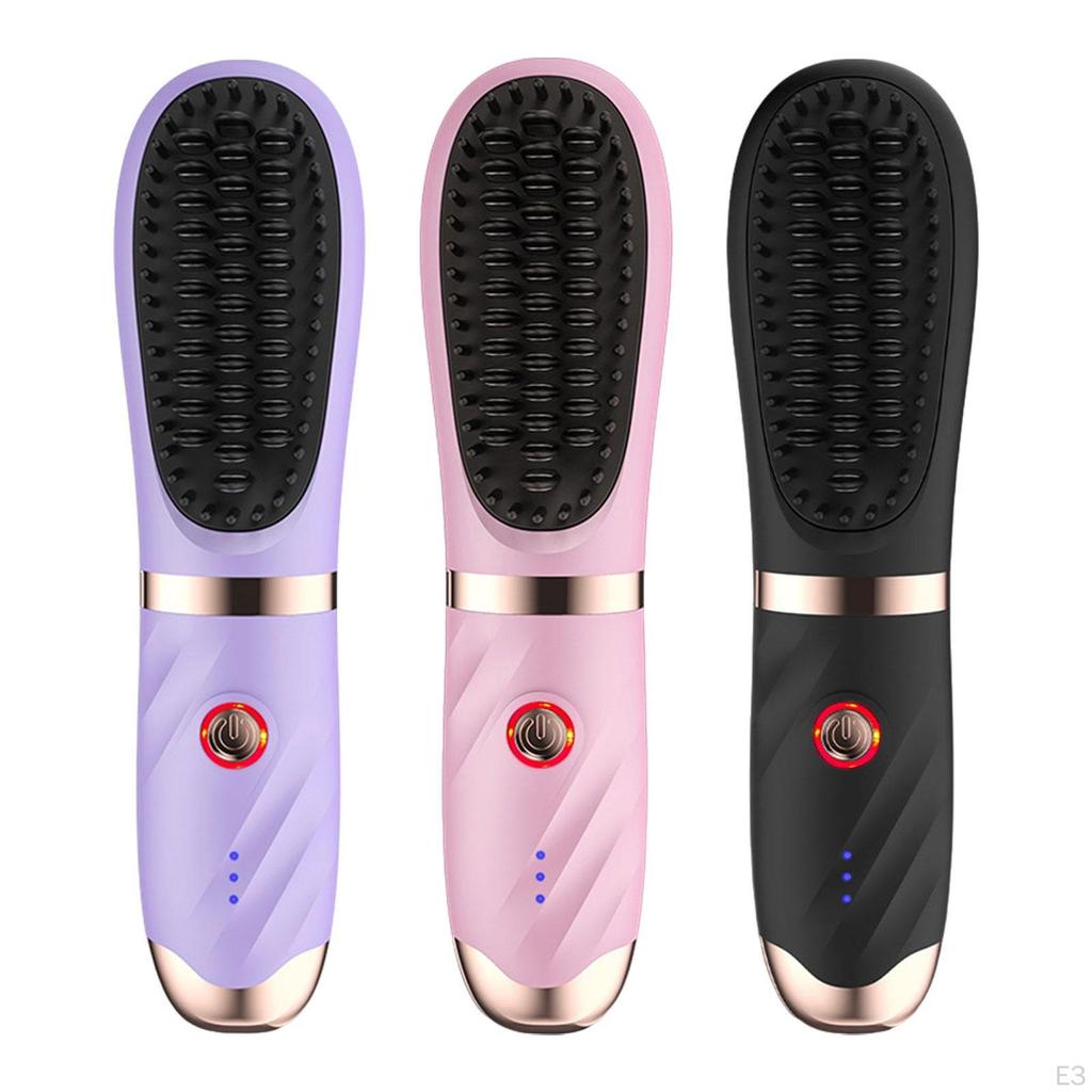 Bezdrátová žehlička na vlasy pro styling, Dobíjecí elektrický hřeben, Nahřívací hřeben