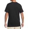 Nike T Shirts Men's Black Crew Neck Moderate Straight Fit DZ2875-010