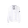 STONE ISLAND Sudadera con cremallera y parche con logo Unisex Sudaderas Blanca 741564251-V0001