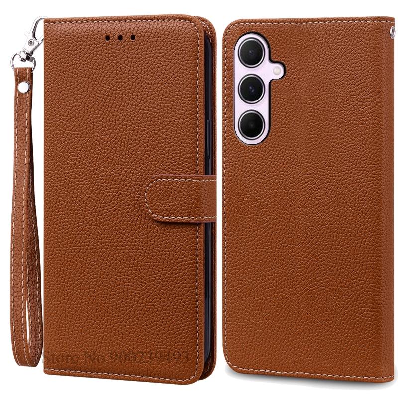 Etui A56 5G Dla Samsung A56 5G Etui Portfel Skórzane Klapka Dla Samsung Galaxy A56 Etui Podstawka Pokrowiec Książkowy Coque Fundas Etui