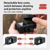 Silicone Lens Cap and Camera Cover Set, Black Carry Case with Open Front Area, Battery Door Access and Outdoor Travel Storage Use Daily