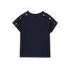 MD Spring New Arrival Women's Clothing Fashion Casual British Style Drop-Shoulder Sleeve Round Neck Short Sleeve T-shirt Top 6896753