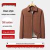 Dibinze Men's Plus Size Casual Lapel Jacket
