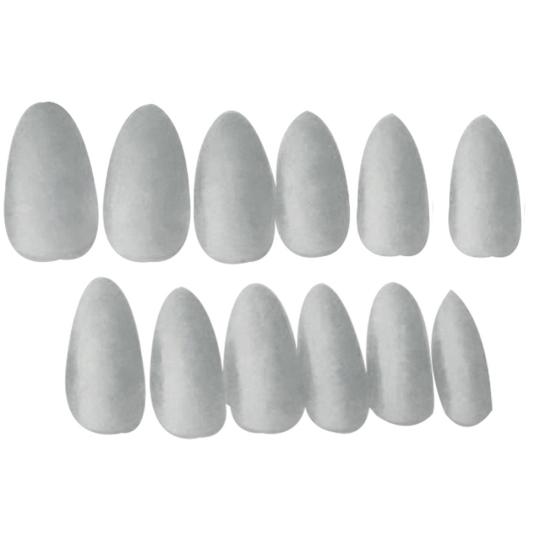 15 Colors 24Pcs Matte Tip Fake Art Nails Full Cover Grinding Faux Fingernails