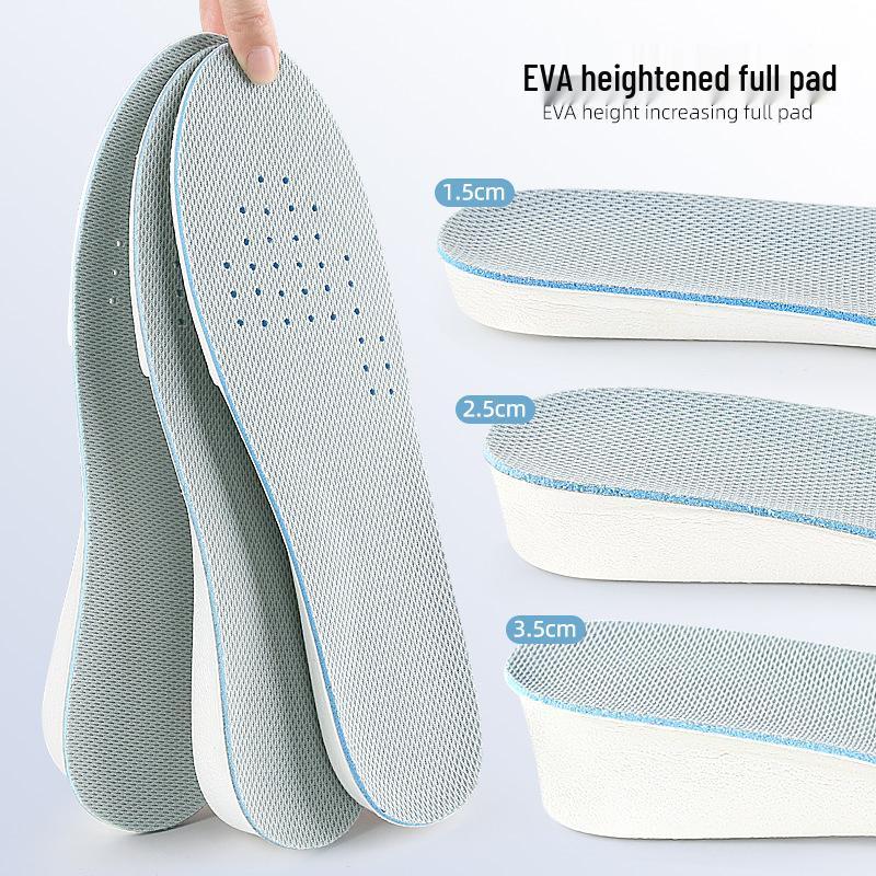 Invisible Height-Boosting Insoles - Breathable, Shock-Absorbing, Full Length for Men & Women, In Stock
