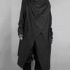Und Winter Herrenmode Jacke Solider Mantel Punk Unregelmäßiger Windbreaker