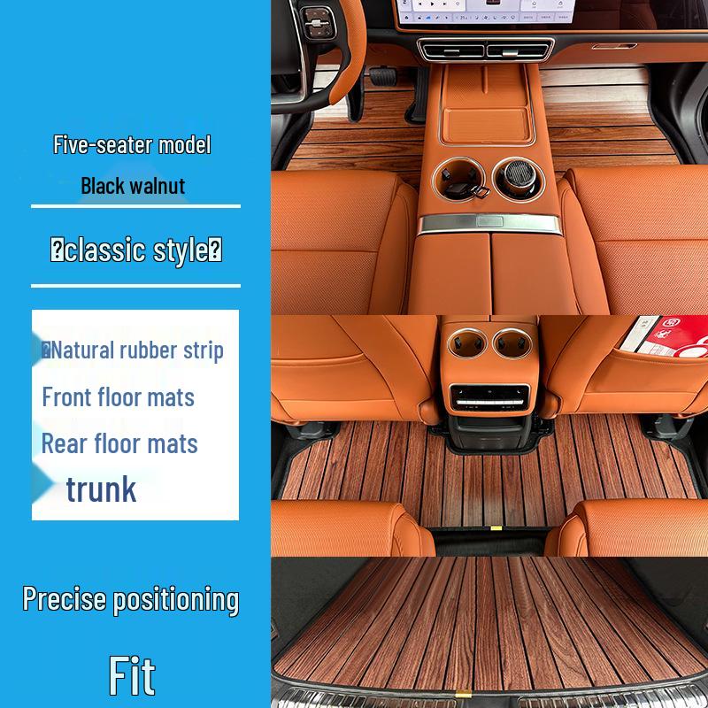 Ideal L8/L7/L6/L9 Solid Wood Floor Mat Pad for Cars