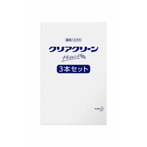 [Bulk Purchase] Clear Clean Toothpaste Natural Mint Large Capacity 170g x 3 Pieces Set