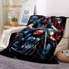 Motocross Modern Retro Motorcycle Soft Blankets,Keep Warm Throw Blanket Comfortable Blanket for Picnic Beds Sofa Home Bedroom