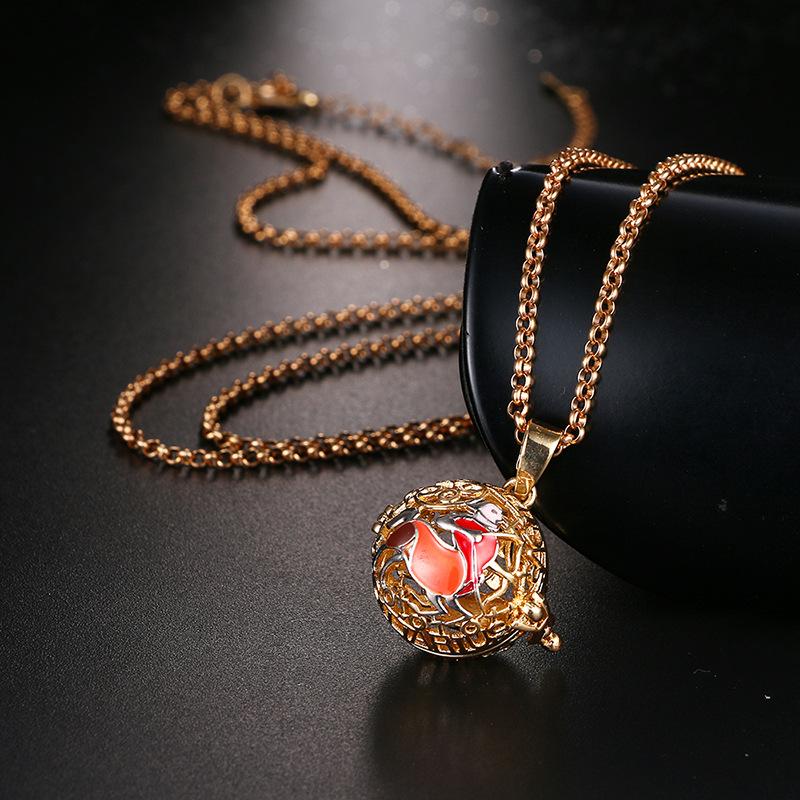Neue Aromatherapie Ätherisches Öl Diffusor Halskette Schmuck Quadratisch Hohl Parfüm Medaillon 16MM Musik Kugel Damen Anhänger Zubehör