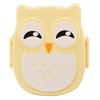 1pc Owl Lunch Box Plastic Compartment Cartoon Cute Portable Lunch Box with Lid Student Lunch Box Food Container