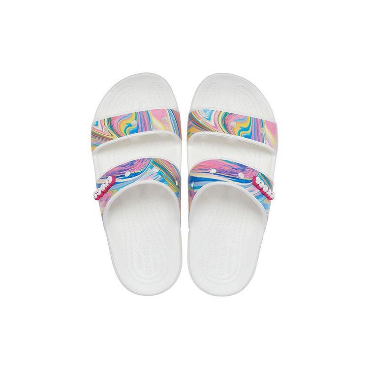 Crocs Classic Rendered Casual Clogs Women Footwear Multicolor 207248-928