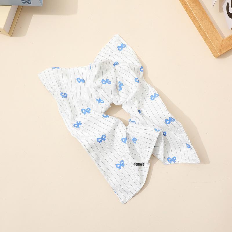

Women s College Style Bow Scrunchie & Square Scarf Hair Tie - 2025