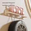 Cream Style No-Drill Suction Cup Towel Rack, Bathroom & Toilet Towel Storage, Single Rod Towel Bar