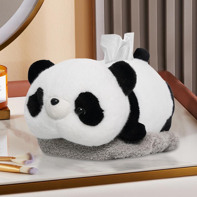 Tissue Box Cover For Car Stuffed Animal Tissue Holder With Charcoal Pack Design Napkin Tissue Dispenser Holder For Car And Home