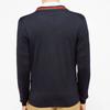 GUCCI Sweaters Men's Black V Neck Moderate Cardigan 408146-X1317-4060