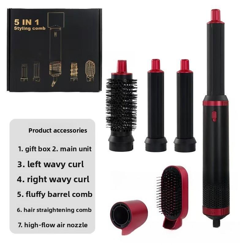 Five In One Hot Air Comb Multifunctional Hair Dryer and Straightener