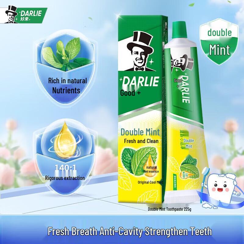 Hawley Double Mint Toothpaste & Toothbrush Set