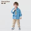 PawinPaw Baby Boy Cartoon Bear Denim Shirt